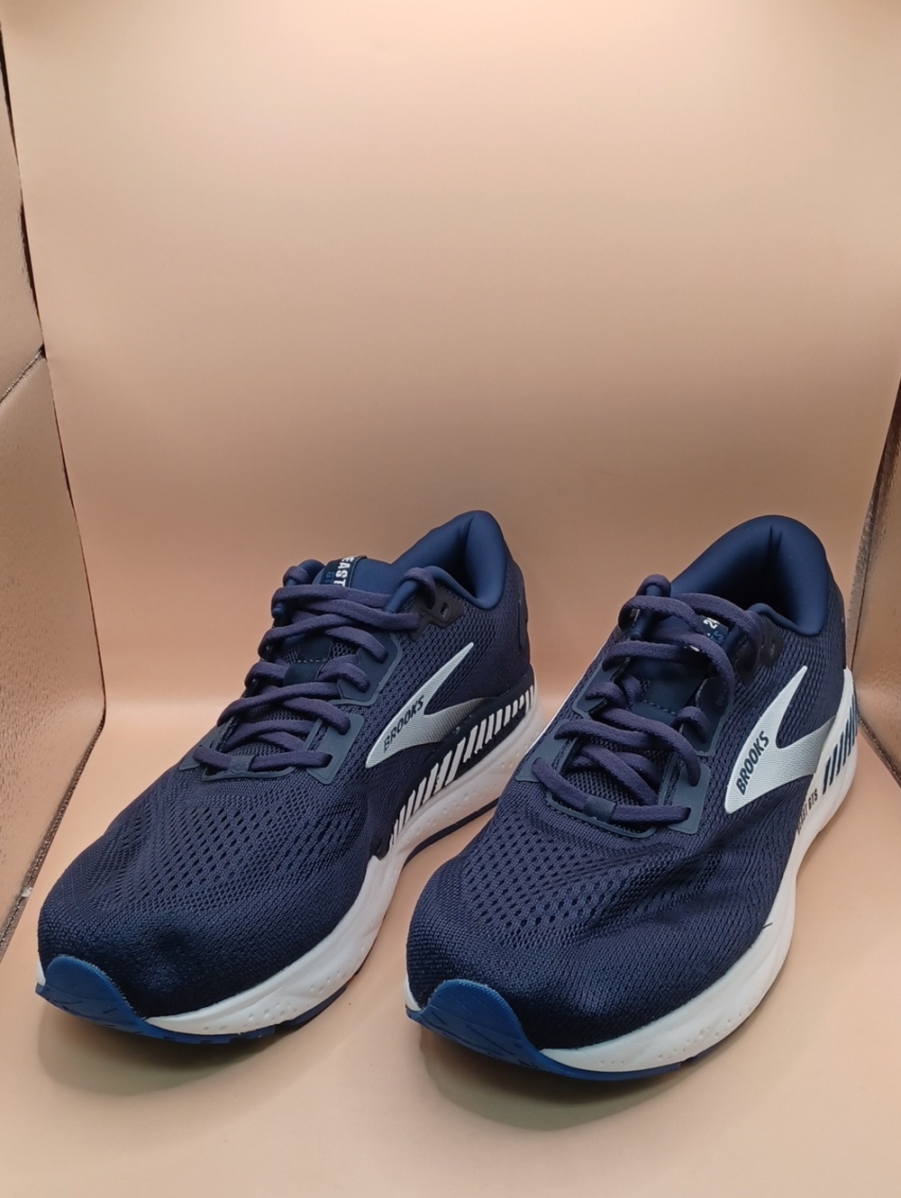 Pre-Owned Brooks Beast GTS24 Running Shoes-Navy Blue Men Size 11.5 US